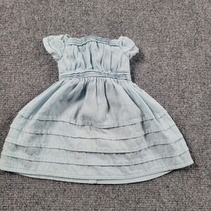 American Girl Doll Addy's Blue Dress Flower Picking Retired